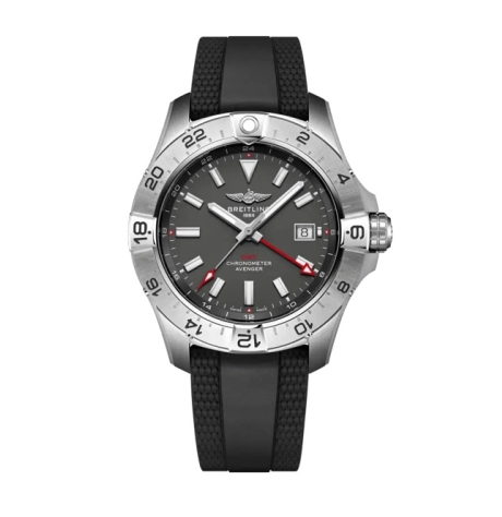 Review Breitling Avenger Wings Automatic GMT 44 Grey Replica watch A323203B1B1S1